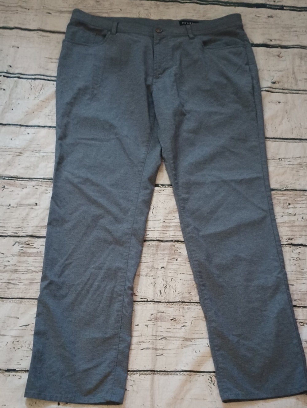 Dunning Men's Blue Melange Golf Pants 36x32